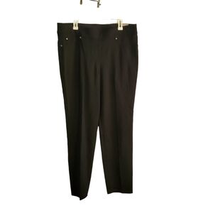 Alia New Black Pull On Skinny Pants Size XL‎